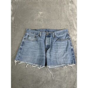 Levi's 559 Denim Jean Shorts Women's Size 32 Blue
